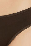 Clovia Low Rise Half Coverage Bikini Panty - Brown — thumbnail 5