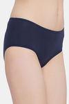 Clovia Medium Rise Three-Fourth Coverage Hipster Panty - Blue — thumbnail 2