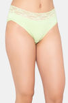 Clovia Medium Rise Three-Fourth Coverage Hipster Panty - Green — thumbnail 2