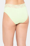 Clovia Medium Rise Three-Fourth Coverage Hipster Panty - Green — thumbnail 4