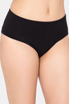 Clovia Medium Rise Three-Fourth Coverage Hipster Panty - Black — thumbnail 4
