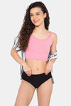Clovia Medium Rise Three-Fourth Coverage Hipster Panty - Black — thumbnail 6