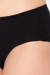 Clovia Medium Rise Three-Fourth Coverage Hipster Panty - Black — thumbnail 8