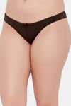 Clovia Low Rise Half Coverage Bikini Panty - Brown — thumbnail 2