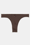 Clovia Low Rise Half Coverage Bikini Panty - Brown — thumbnail 4