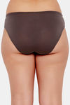 Clovia Low Rise Half Coverage Bikini Panty - Grey — thumbnail 3