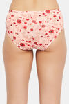 Clovia Medium Rise Half Coverage Hipster Panty - Pink — thumbnail 4