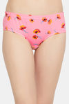Clovia Medium Rise Half Coverage Hipster Panty - Pink — thumbnail 1