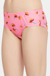 Clovia Medium Rise Half Coverage Hipster Panty - Pink — thumbnail 3