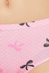 Clovia Medium Rise Half Coverage Hipster Panty - Pink — thumbnail 5