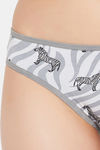 Clovia Low Rise Three-Fourth Coverage Bikini Panty - Grey — thumbnail 5