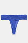 Clovia Low Rise Zero Coverage Thong - Blue — thumbnail 5