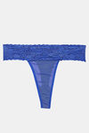 Clovia Low Rise Zero Coverage Thong - Blue — thumbnail 6
