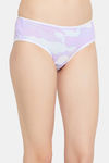 Clovia Medium Rise Three-Fourth Coverage Bikini Panty - Purple — thumbnail 3