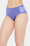Clovia Medium Rise Half Coverage Hipster Panty - Purple — thumbnail 2