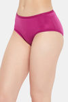 Clovia Medium Rise Half Coverage Hipster Panty - Purple — thumbnail 2