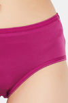 Clovia Medium Rise Half Coverage Hipster Panty - Purple — thumbnail 5