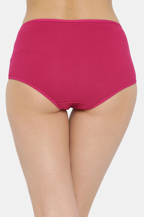 Clovia High Rise Three-Fourth Coverage Hipster Panty - Pink — image 4