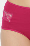 Clovia High Rise Three-Fourth Coverage Hipster Panty - Pink — thumbnail 5