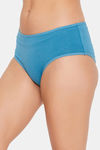 Clovia Medium Rise Three-Fourth Coverage Hipster Panty - Teal — thumbnail 3