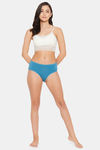 Clovia Medium Rise Three-Fourth Coverage Hipster Panty - Teal — thumbnail 5