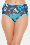 Clovia High Rise Three-Fourth Coverage Hipster Panty - Navy Blue — thumbnail 1