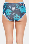 Clovia High Rise Three-Fourth Coverage Hipster Panty - Navy Blue — thumbnail 4