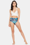 Clovia High Rise Three-Fourth Coverage Hipster Panty - Navy Blue — thumbnail 5
