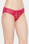 Clovia Low Rise Half Coverage Bikini Panty - Pink — thumbnail 2