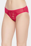 Clovia Low Rise Half Coverage Bikini Panty - Pink — thumbnail 3