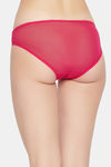 Clovia Low Rise Half Coverage Bikini Panty - Pink — thumbnail 4
