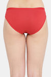 Clovia Low Rise Half Coverage Bikini Panty - Red — thumbnail 4