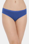Clovia Low Rise Half Coverage Bikini Panty - Blue — thumbnail 1