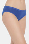 Clovia Low Rise Half Coverage Bikini Panty - Blue — thumbnail 2