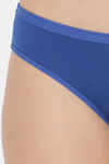 Clovia Low Rise Half Coverage Bikini Panty - Blue — thumbnail 5