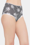 Clovia High Rise Three-Fourth Coverage Hipster Panty - Black — thumbnail 2