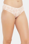 Clovia Medium Rise Three-Fourth Coverage Hipster Panty - White — thumbnail 2