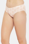 Clovia Medium Rise Three-Fourth Coverage Hipster Panty - White — thumbnail 3
