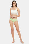 Clovia Medium Rise Three-Fourth Coverage Hipster Panty - White — thumbnail 5