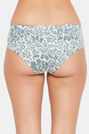 Clovia Medium Rise Three-Fourth Coverage Hipster Panty - White — thumbnail 4