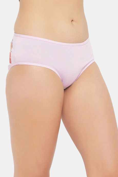 Clovia Medium Rise Three-Fourth Coverage Hipster Panty - Pink — image 2