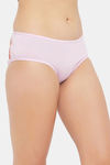 Clovia Medium Rise Three-Fourth Coverage Hipster Panty - Pink — thumbnail 2