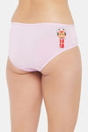 Clovia Medium Rise Three-Fourth Coverage Hipster Panty - Pink — thumbnail 4