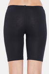 Clovia Medium Rise Full Coverage Boyshort - Black — thumbnail 4