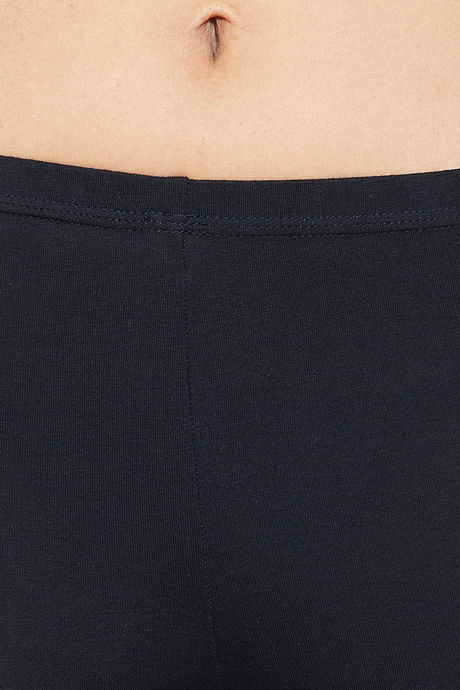 Clovia Medium Rise Full Coverage Boyshort - Black — image 5