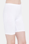 Clovia Medium Rise Full Coverage Boyshort - White — thumbnail 2