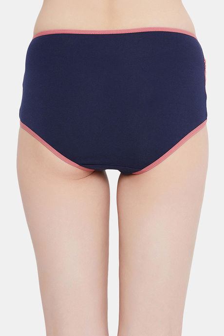 Clovia High Rise Three-Fourth Coverage Hipster Panty - Blue — image 4