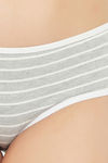 Clovia Medium Rise Three-Fourth Coverage Hipster Panty - Grey — thumbnail 6