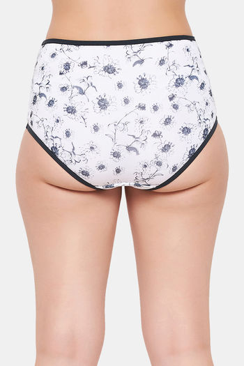 Clovia High Rise Three-Fourth Coverage Hipster Panty - White — image 4