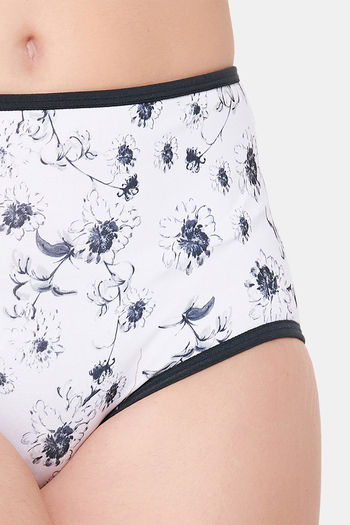 Clovia High Rise Three-Fourth Coverage Hipster Panty - White — image 6